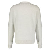 Lerros, Casual Flat Knit White Melange Pull Over